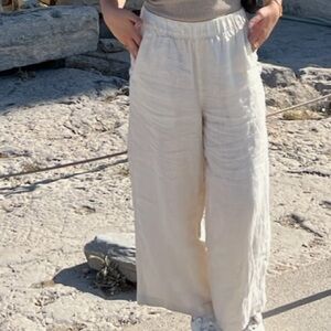 Tahari 100% Linen Pants